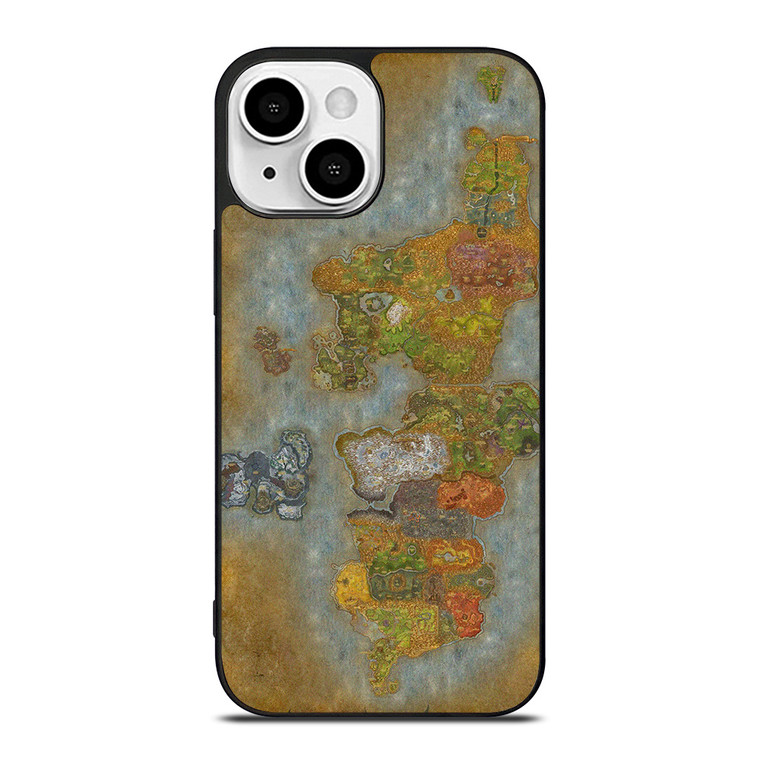 WORLD OF WARCRAFT GAMES MAP iPhone 13 Mini Case Cover