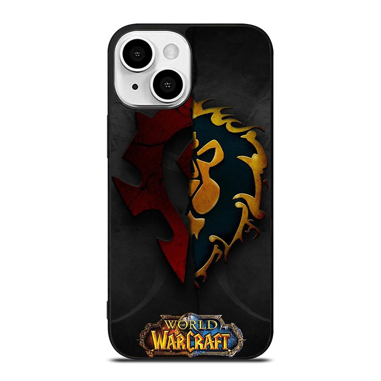 WORLD OF WARCRAFT HORDE ALLIANCE LOGO iPhone 13 Mini Case Cover