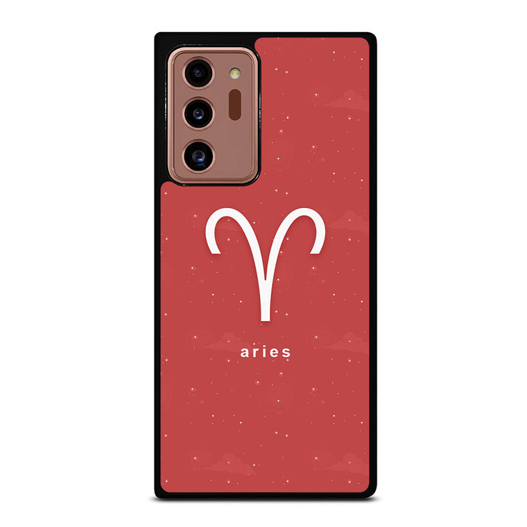 ARIES ZODIAC SIGN PINK Samsung Galaxy Note 20 Ultra Case Cover