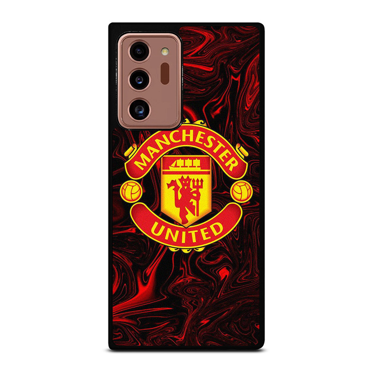 MANCHESTER UNITED RED MARBLE LOGO Samsung Galaxy Note 20 Ultra Case Cover
