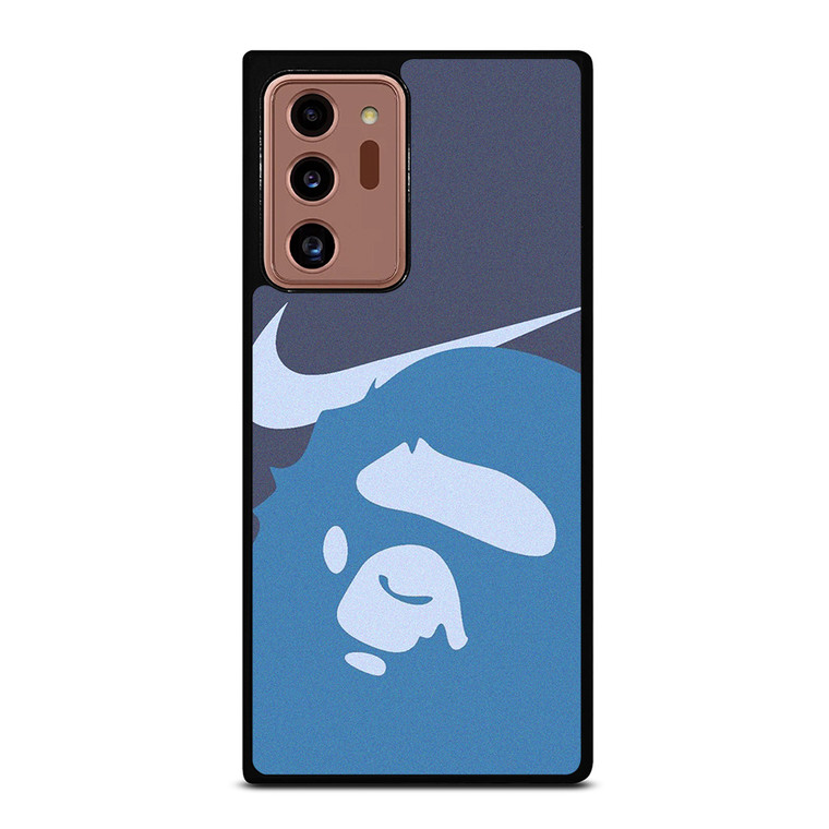NIKE BAPE BLUE Samsung Galaxy Note 20 Ultra Case Cover