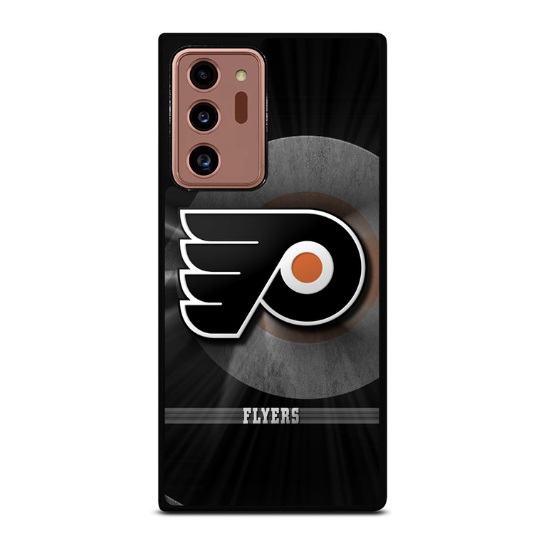 PHILADELPHIA FLYERS METAL EMBLEM Samsung Galaxy Note 20 Ultra Case Cover