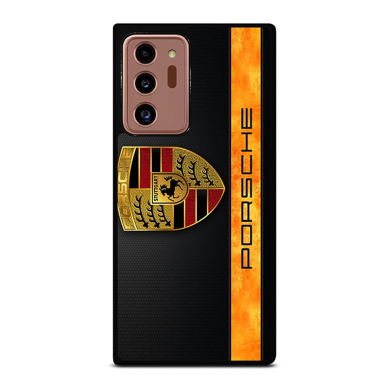PORSCHE CARBON LIST LOGO Samsung Galaxy Note 20 Ultra Case Cover