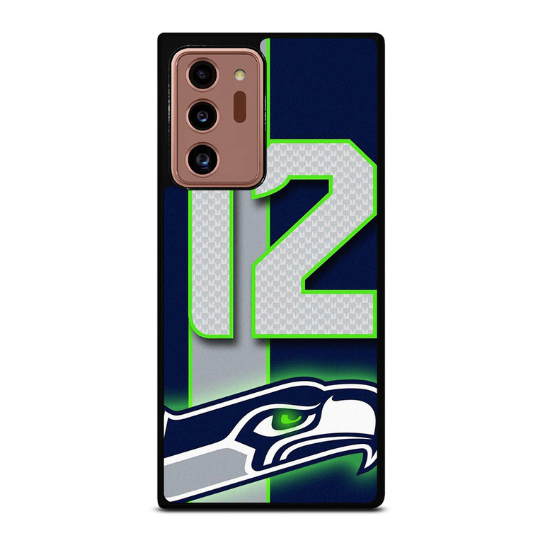 SEATTLE SEAHAWKS NFL 12 MAN LOGO Samsung Galaxy Note 20 Ultra Case Cover