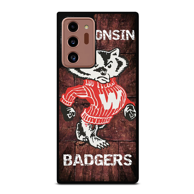 WISCONSIN BADGERS RUSTY SYMBOL Samsung Galaxy Note 20 Ultra Case Cover