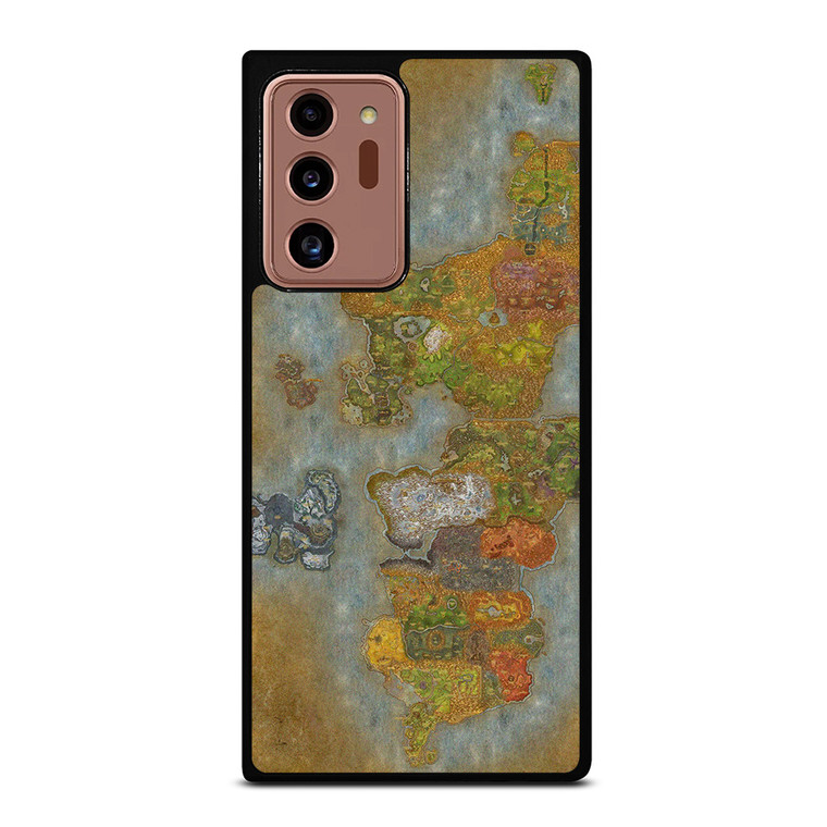 WORLD OF WARCRAFT GAMES MAP Samsung Galaxy Note 20 Ultra Case Cover