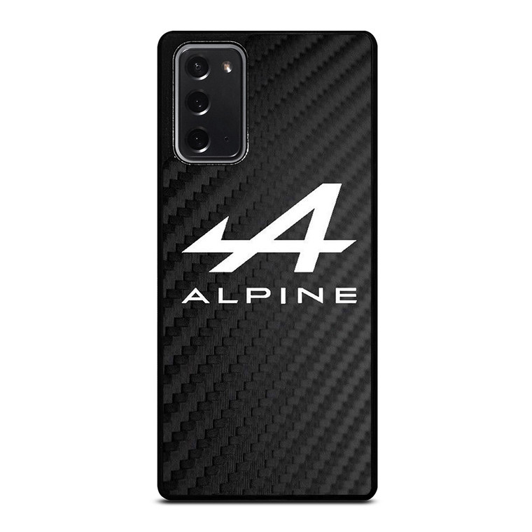 ALPINE LOGO CARBON Samsung Galaxy Note 20 Case Cover