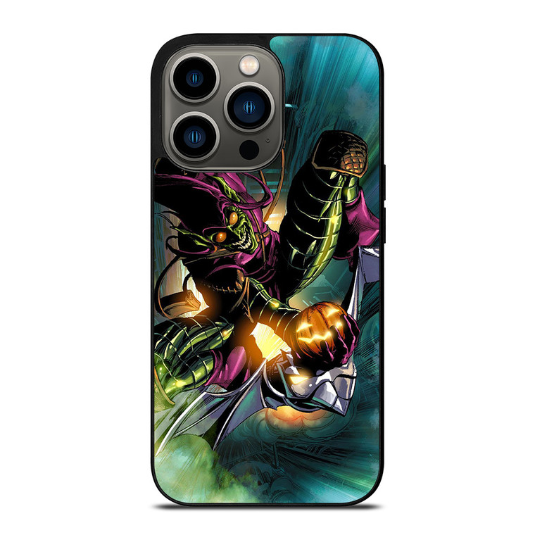 GREEN GOBLIN SPIDERMAN CARTOON iPhone 13 Pro Case Cover