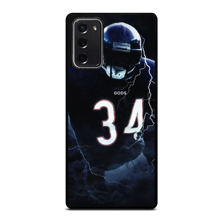 CHICAGO BEARS FOOTBALL WALTER PAYTON Samsung Galaxy Note 20 Case Cover