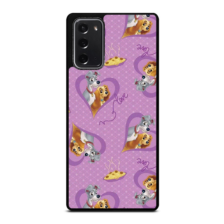 DISNEY LADY AND THE TRAMP PATTERN CARTOON Samsung Galaxy Note 20 Case Cover