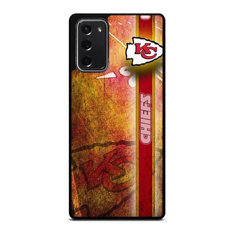 KANSAS CITY CHIEFS NFL GRUNGE LOGO Samsung Galaxy Note 20 Case Cover