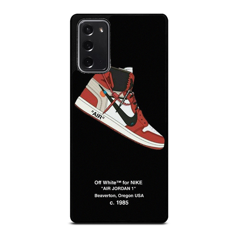 NIKE AIR JORDAN 1 OFF WHITE Samsung Galaxy Note 20 Case Cover
