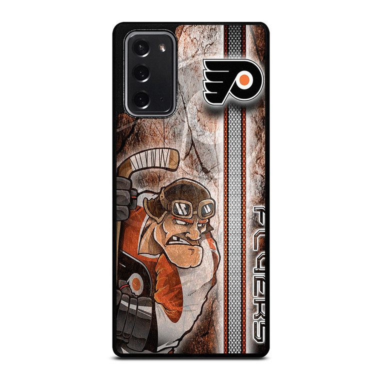 PHILADELPHIA FLYERS ICE HOCKEY GRUNGE LOGO Samsung Galaxy Note 20 Case Cover