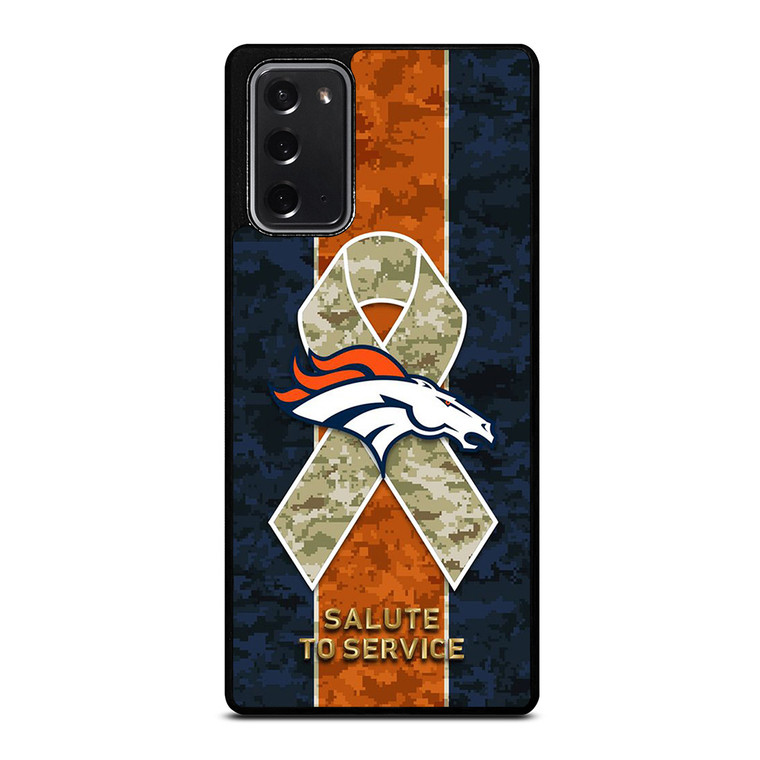 SALUTE TO SERVICE DENVER BRONCOS Samsung Galaxy Note 20 Case Cover