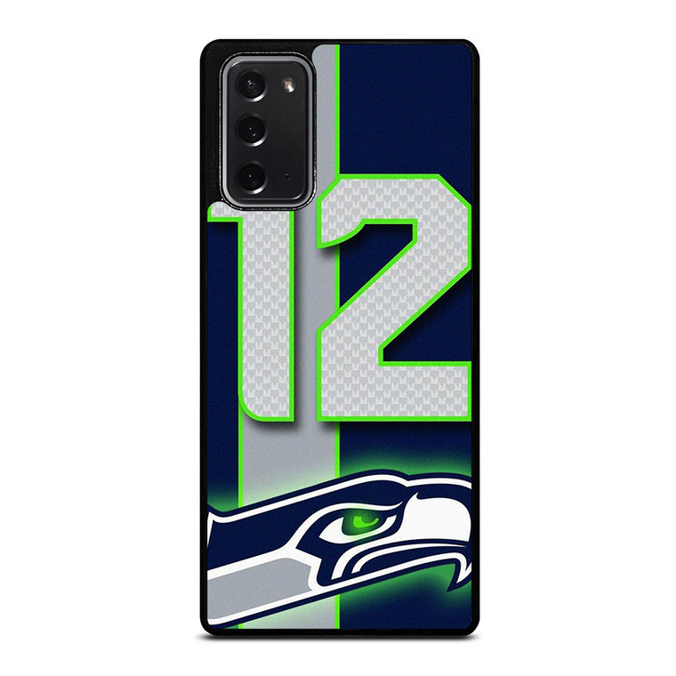 SEATTLE SEAHAWKS NFL 12 MAN LOGO Samsung Galaxy Note 20 Case Cover