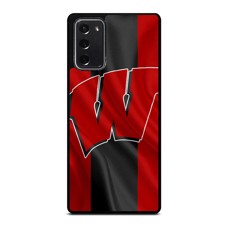 WISCONSIN BADGERS FLAG Samsung Galaxy Note 20 Case Cover