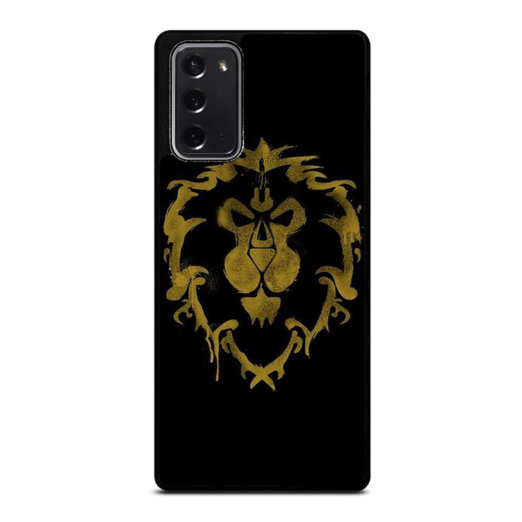 WORLD OF WARCRAFT ALLIANCE BLACK LOGO Samsung Galaxy Note 20 Case Cover