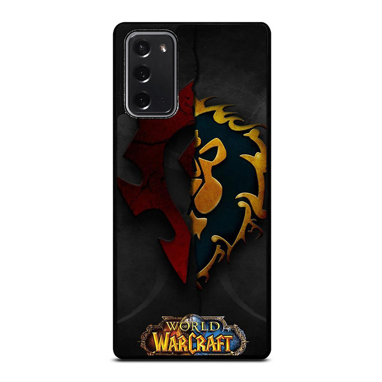 WORLD OF WARCRAFT HORDE ALLIANCE LOGO Samsung Galaxy Note 20 Case Cover