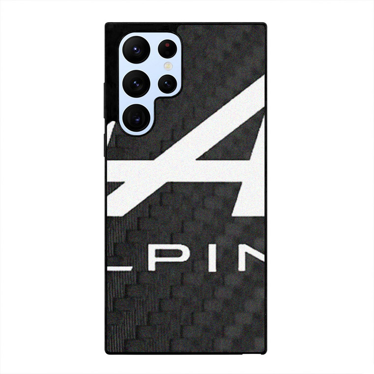 ALPINE AUTOMOBILES LOGO CARBON Samsung Galaxy S22 Ultra Case Cover