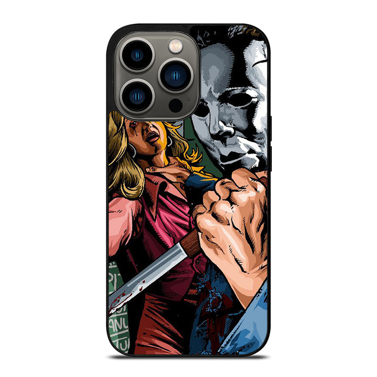HALLOWEEN MICHAEL MYERS SCARY CARTOON iPhone 13 Pro Case Cover