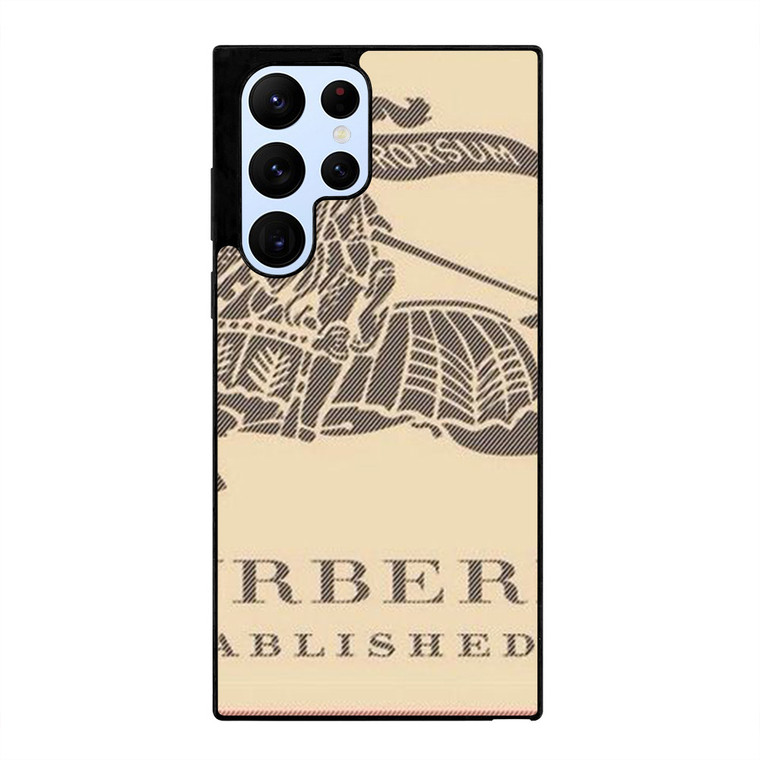 BURBERRY LONDON SYMBOL Samsung Galaxy S22 Ultra Case Cover