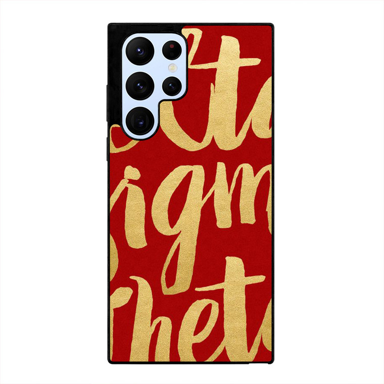 DELTA SIGMA THETA RED Samsung Galaxy S22 Ultra Case Cover
