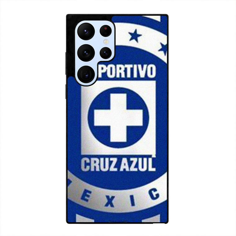 DEPORTIVO CRUZ AZUL MEXICO STRIPE LOGO Samsung Galaxy S22 Ultra Case Cover