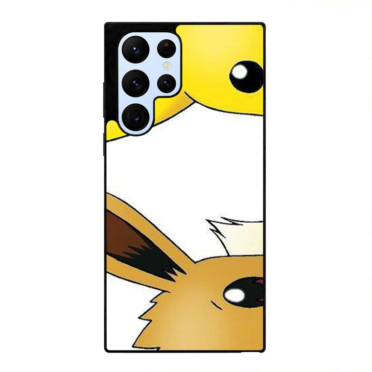EEVEE PIKACHU POKEMON ANIME Samsung Galaxy S22 Ultra Case Cover
