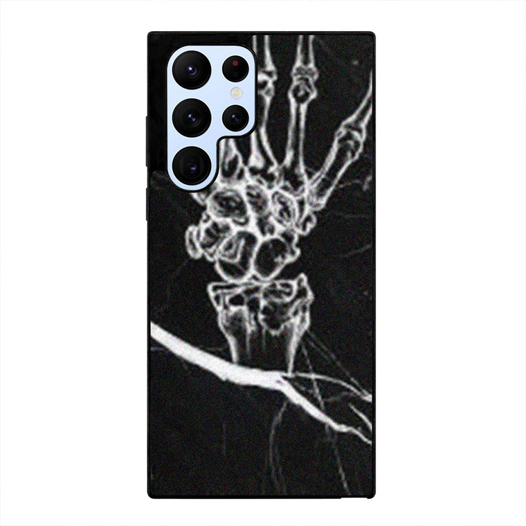 SAINT LAURENT PARIS SKELETON LOGO Samsung Galaxy S22 Ultra Case Cover SAINT LAURENT PARIS SKELETON LOGO Samsung Galaxy S22 Ultra Case Cover