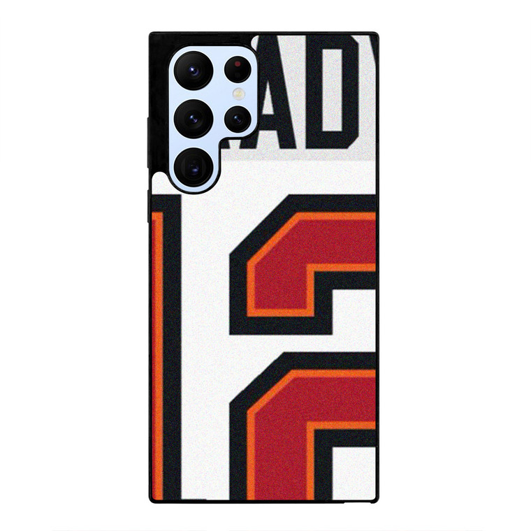 TOM BRADY TAMPA BAY BUCCANEERS WHITE KIT Samsung Galaxy S22 Ultra Case Cover