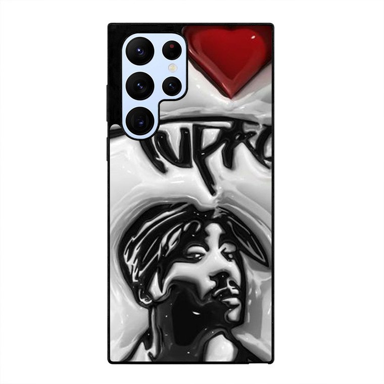 TUPAC SHAKUR RAPPER PLASTIC ART Samsung Galaxy S22 Ultra Case Cover