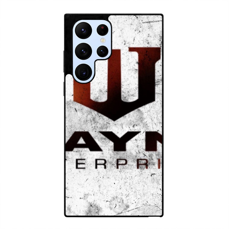 WAYNE ENTERPRISES WHITE LOGO Samsung Galaxy S22 Ultra Case Cover