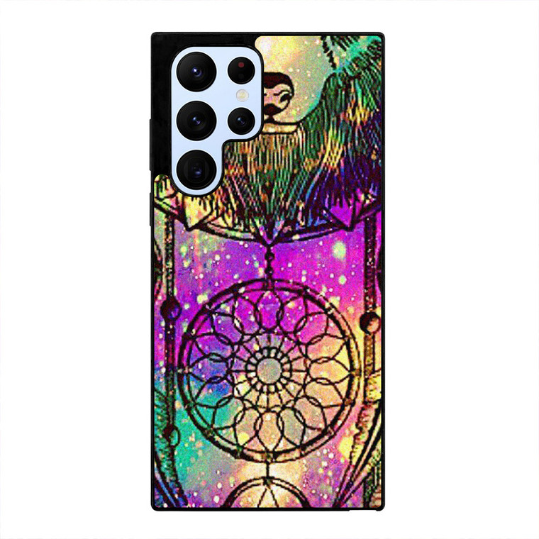 WHITE WOLF DREAMCATCHER TIE DIE Samsung Galaxy S22 Ultra Case Cover