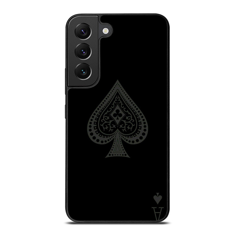 ACE OF SPADES ALL BLACK ICON Samsung Galaxy S22 Plus Case Cover