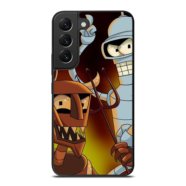 BENDER ROBOT DEVIL FUTURAMA CARTOON Samsung Galaxy S22 Plus Case Cover