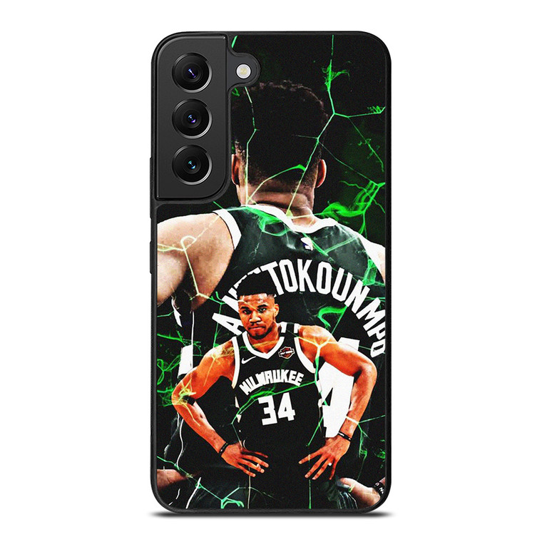 GIANNIS ANTETOKOUNMPO NBA MILWAUKEE BUCKS Samsung Galaxy S22 Plus Case Cover