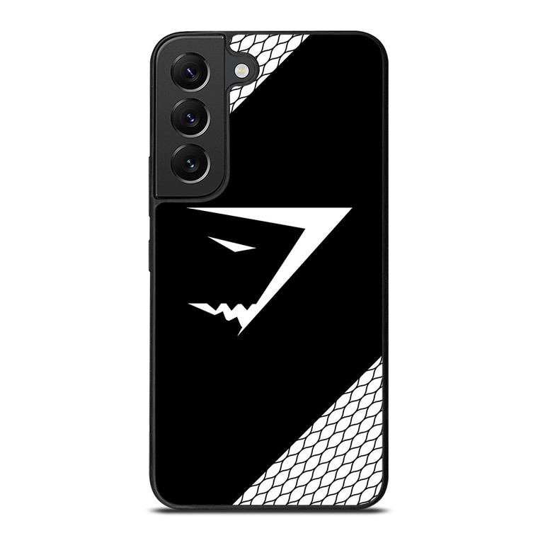GYMSHARK WHITE CARBON LOGO Samsung Galaxy S22 Plus Case Cover GYMSHARK WHITE CARBON LOGO Samsung Galaxy S22 Plus Case Cover