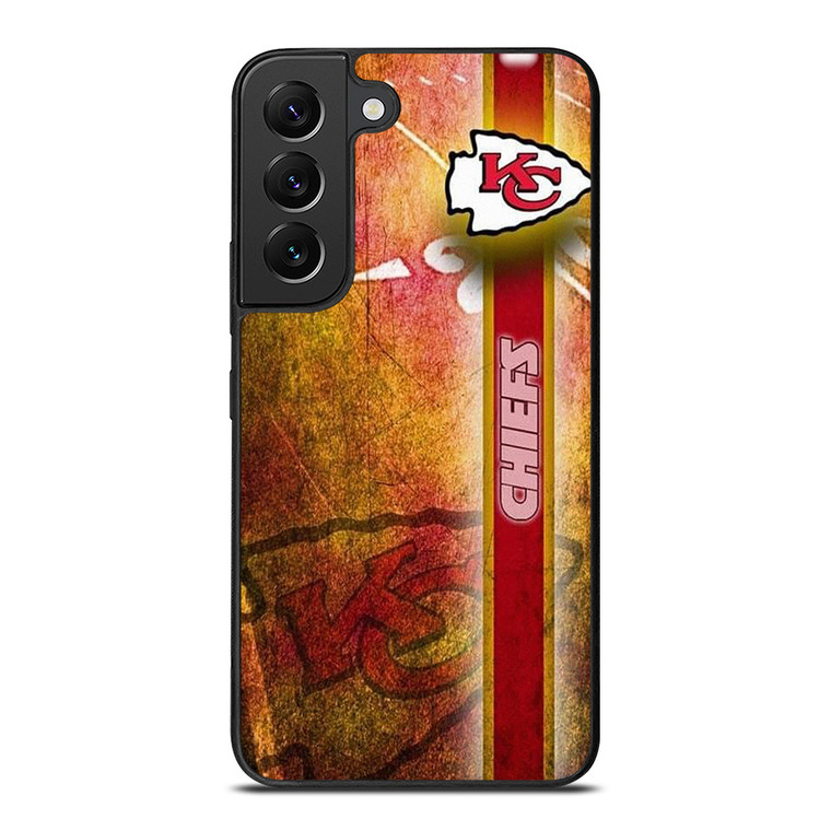 KANSAS CITY CHIEFS NFL GRUNGE LOGO Samsung Galaxy S22 Plus Case Cover