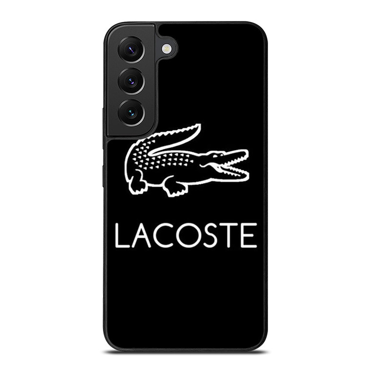 LACOSTE BLACK LINE ART LOGO Samsung Galaxy S22 Plus Case Cover LACOSTE BLACK LINE ART LOGO Samsung Galaxy S22 Plus Case Cover