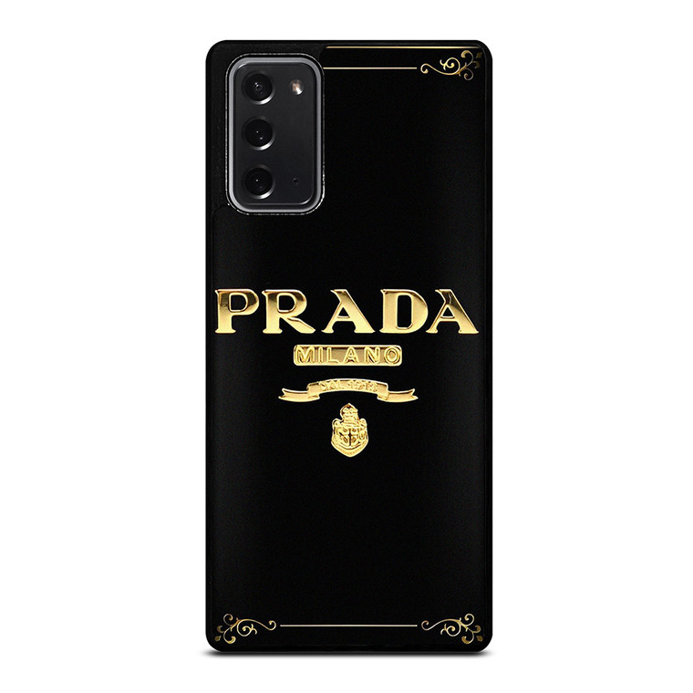 PRADA MILANO GOLD  Samsung Galaxy Note 20 Case Cover