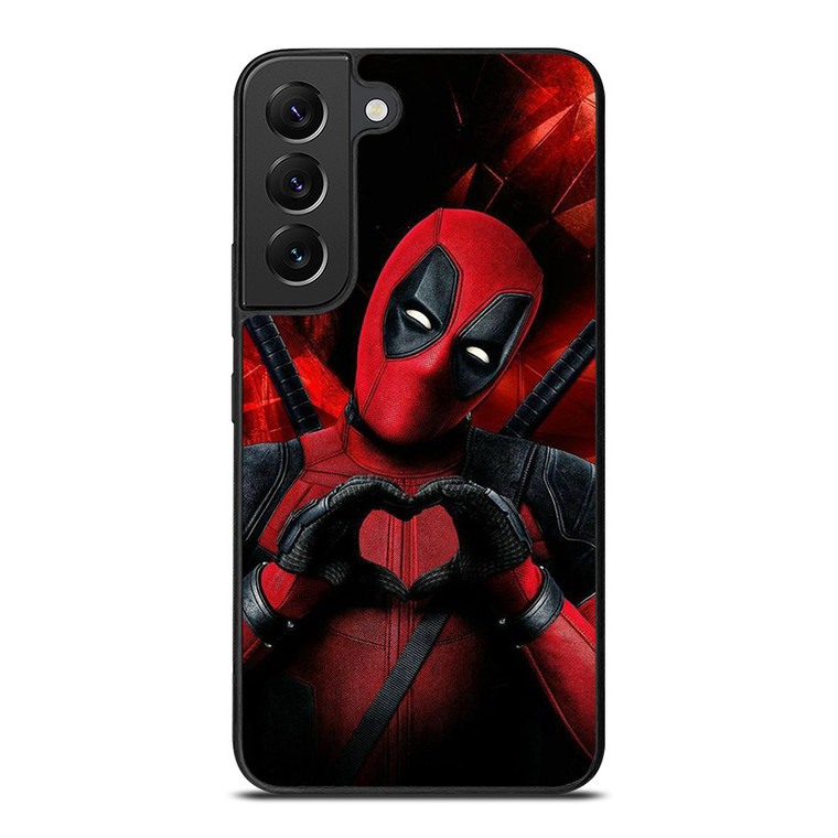 MARVEL DEADPOOL LOVE SIGN Samsung Galaxy S22 Plus Case Cover
