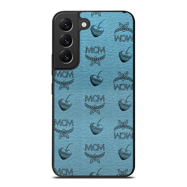 MCM WORLD WIDE APPLE LOVE LEATHER 2 Samsung Galaxy S22 Plus Case Cover