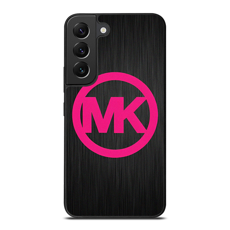 MK MICHAEL KORS PINK WOOD LOGO Samsung Galaxy S22 Plus Case Cover
