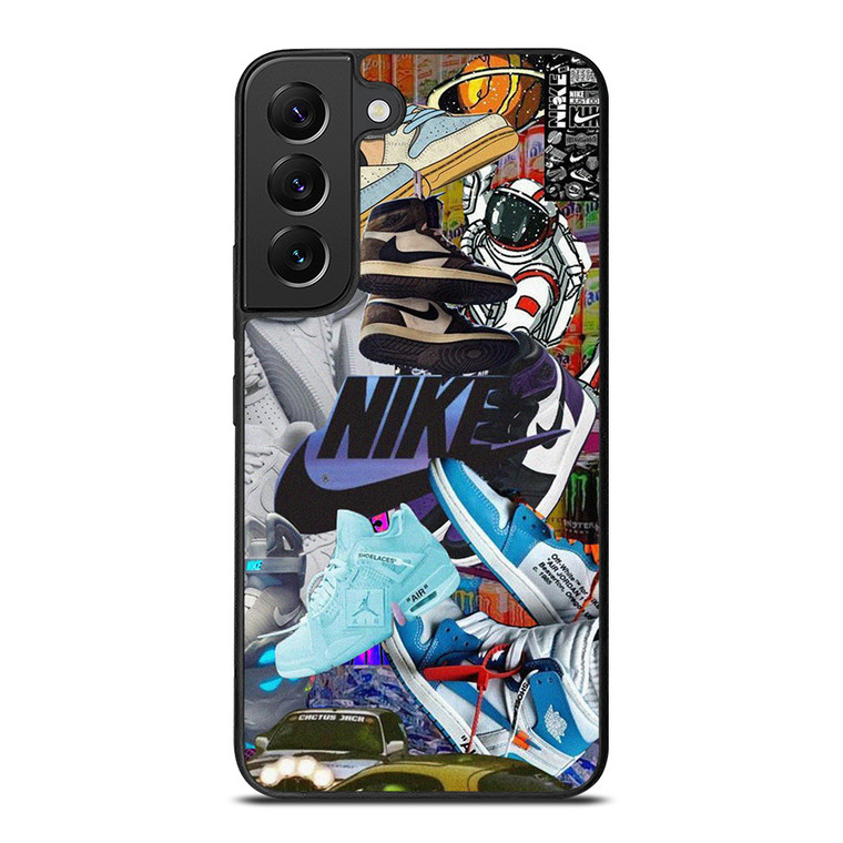 NIKE AIR JORDAN SNEAKERS COLLAGE Samsung Galaxy S22 Plus Case Cover NIKE AIR JORDAN SNEAKERS COLLAGE Samsung Galaxy S22 Plus Case Cover
