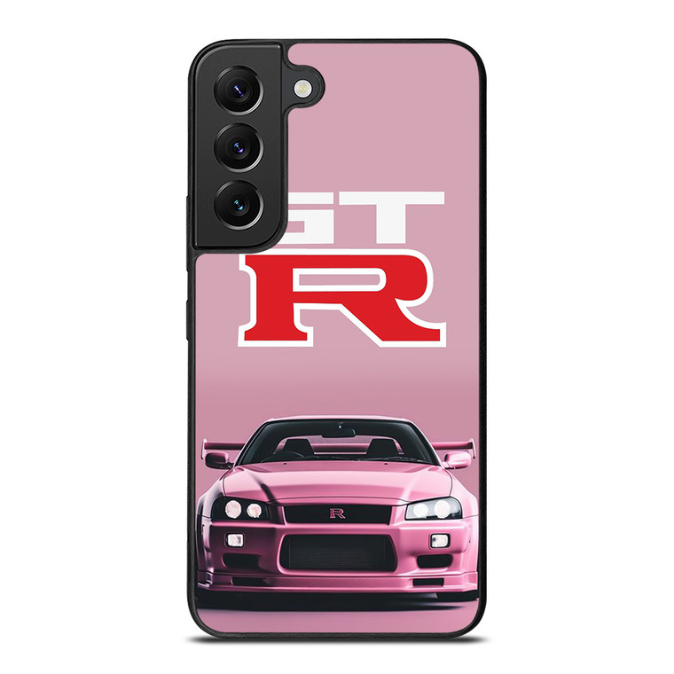 NISSAN GTR R34 PINK Samsung Galaxy S22 Plus Case Cover