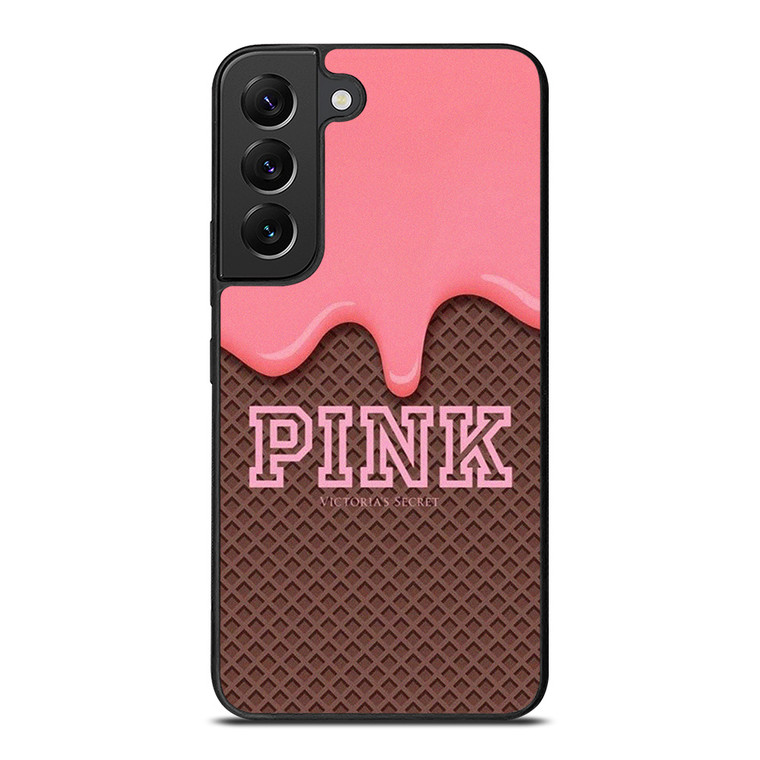 PINK VICTORIA SECRET ICE CREAM Samsung Galaxy S22 Plus Case Cover