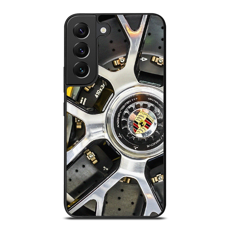 PORSCHE WHEEL CHROME Samsung Galaxy S22 Plus Case Cover