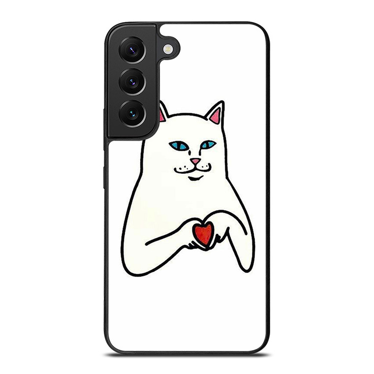 RIPNDIP CAT LOVE SIGN Samsung Galaxy S22 Plus Case Cover RIPNDIP CAT LOVE SIGN Samsung Galaxy S22 Plus Case Cover