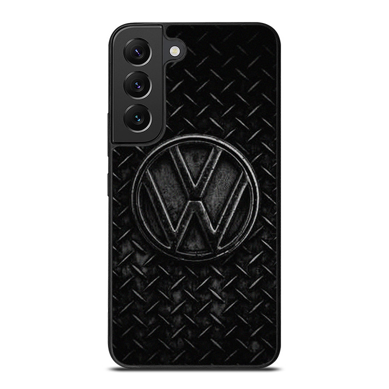 VW VOLKSWAGEN BLACK METAL EMBLEM Samsung Galaxy S22 Plus Case Cover