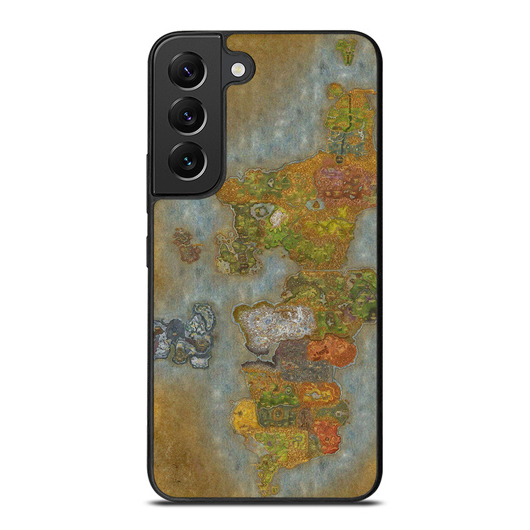 WORLD OF WARCRAFT GAMES MAP Samsung Galaxy S22 Plus Case Cover